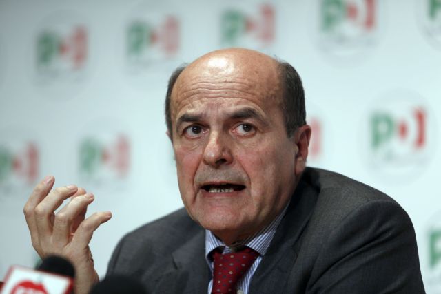 «Όχι» από τον Μπερσάνι σε συγκυβέρνηση με την κεντροδεξιά